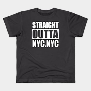 Straight Outta NYC New York, New york Kids T-Shirt